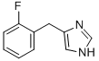 4-(2-FLUORO-BENZYL)-1H-IMIDAZOLE 结构式