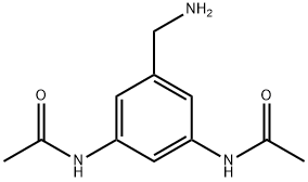 Acetamide,  N,N-[5-(aminomethyl)-1,3-phenylene]bis- 结构式