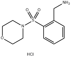 2-吗啉磺酸苯甲胺盐酸盐 结构式