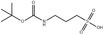 3-(N-BOC-氨基)-1-丙磺酸 结构式