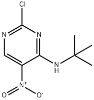 tert-butyl-(2-chloro-5-nitro-pyrimidin-4-yl)-amine 结构式