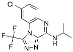 4-Isopropylamino-1-trifluoromethyl-8-chloro[1,2,4]triazolo[4,3-a]quinoxaline 结构式