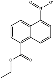 5-硝基-1-萘甲酸乙酯 结构式