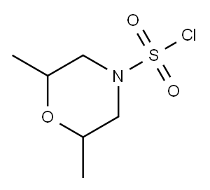 2,6-二甲基-4-吗啉磺酰氯 结构式
