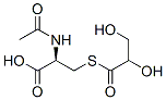 N-acetyl-S-glyceroylcysteine 结构式