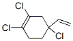 Cyclohexene, 1,2,4-trichloro-4-ethenyl- 结构式