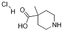 4-甲基-4-哌啶甲酸盐酸盐 结构式