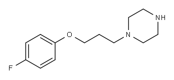 1-Fluoro-4-[3-(piperazin-1-yl)propoxy]benzene 结构式