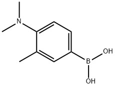 4-(N,N-二甲基胺基)-3-甲苯硼酸 结构式