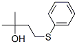 2-甲基-4-苯基硫基-2-丁醇 结构式