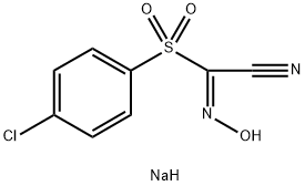 SODIUM (4-CHLOROPHENYL)[2-NITRILO(OXIDO)ETHANIMIDOYL]DIOXO-LAMBDA6-SULFANE 结构式