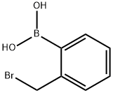 2-(溴甲基)苯硼酸 结构式