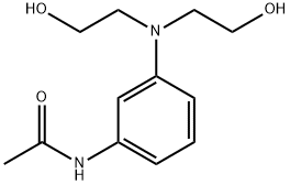 3-(N,N-二羟乙基)氨基乙酰苯胺 结构式
