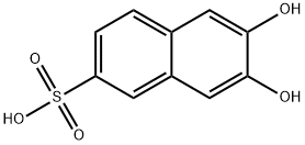 6,7-二羟基萘-2-磺酸 结构式