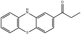 1-(10H-吩噻嗪-2-基)丙-1-酮 结构式