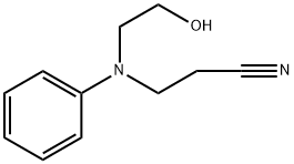 N-(2-氰乙基)-N-羟乙基苯胺 结构式