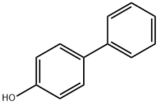 4-苯基苯酚 结构式