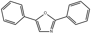 2,5-二苯基恶唑 结构式