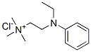 [2-(N-ethylanilino)ethyl]trimethylammonium chloride 结构式
