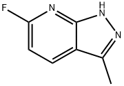 6-氟-3-甲基-1H-吡唑并[3,4-B]吡啶 结构式