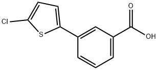 3-(5-(Methoxycarbonyl)thiophen-2-yl)benzoic acid 结构式