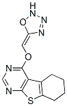 [1]Benzothieno[2,3-d]pyrimidine,  5,6,7,8-tetrahydro-4-(1,2,3,4-oxatriazol-5(2H)-ylidenemethoxy)- 结构式