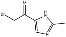 Ethanone, 2-bromo-1-(2-methyl-1H-imidazol-4-yl)- (9CI) 结构式