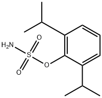 2,6-DIISOPROPYLPHENYL SULFAMATE 结构式