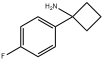 1-(4-氟苯基)环丁胺 结构式