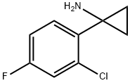 1-(2-chloro-4-fluorophenyl)cyclopropan-1-aminehydrochloride