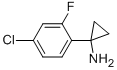Cyclopropanamine, 1-(4-chloro-2-fluorophenyl)- 结构式