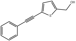 [5-(2-PHENYLETH-1-YNYL)-2-THIENYL]METHANOL 结构式