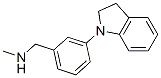 3-(2,3-dihydro-1H-indol-1-yl)benzylmethylamine 结构式