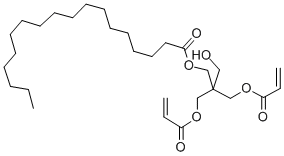 季戊四醇二丙烯酸单硬脂酸酯 结构式