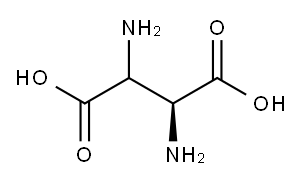 DL-2,3-DIAMINOSUCCINIC ACID 结构式