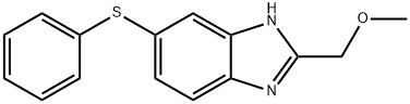 2-(MethoxyMethyl)-5-(phenylthio)-1H-benziMidazole 结构式