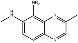 5,6-Quinoxalinediamine,N6,3-dimethyl-(9CI) 结构式