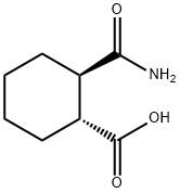 反式-2-氨基甲酰基环己烷羧酸 结构式