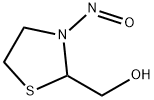 N-NITROSO-2-(HYDROXYMETHYL)THIAZOLIDINE 结构式