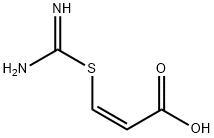 (Z)-3-[(AMINOIMINOMETHYL)THIO]PROP-2-ENOIC ACID SULFATE 结构式