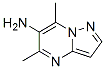 Pyrazolo[1,5-a]pyrimidine,  6-amino-5,7-dimethyl-  (7CI) 结构式
