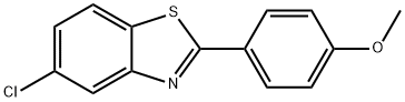 5-CHLORO-2-(4-METHOXYPHENYL)BENZO[D]THIAZOLE 结构式