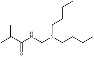 N-[(dibutylamino)methyl]methacrylamide 结构式