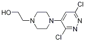 2-(4-(3,6-dichloropyridazin-4-yl)piperazin-1-yl)ethanol 结构式