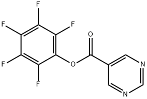pentafluorophenyl pyrimidine-5-carboxylate 结构式