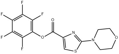 Pentafluorophenyl 2-morpholin-4-yl-1,3-thiazole-4-carboxylate 结构式