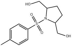 1-对甲苯磺酰基-2,5-吡咯烷二甲醇 结构式