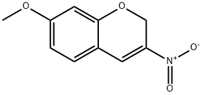 7-METHOXY-3-NITRO-2H-CHROMENE) 结构式