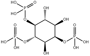 D-肌醇2,4,5-三磷酸 结构式
