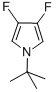 1H-Pyrrole,1-(1,1-dimethylethyl)-3,4-difluoro-(9CI) 结构式